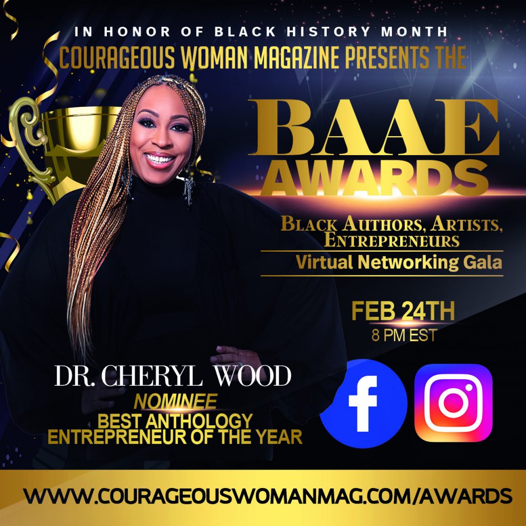 Dr-Cheryl-Wood-BAAE-Awards-Nominee-Courageous-Woman Magazine