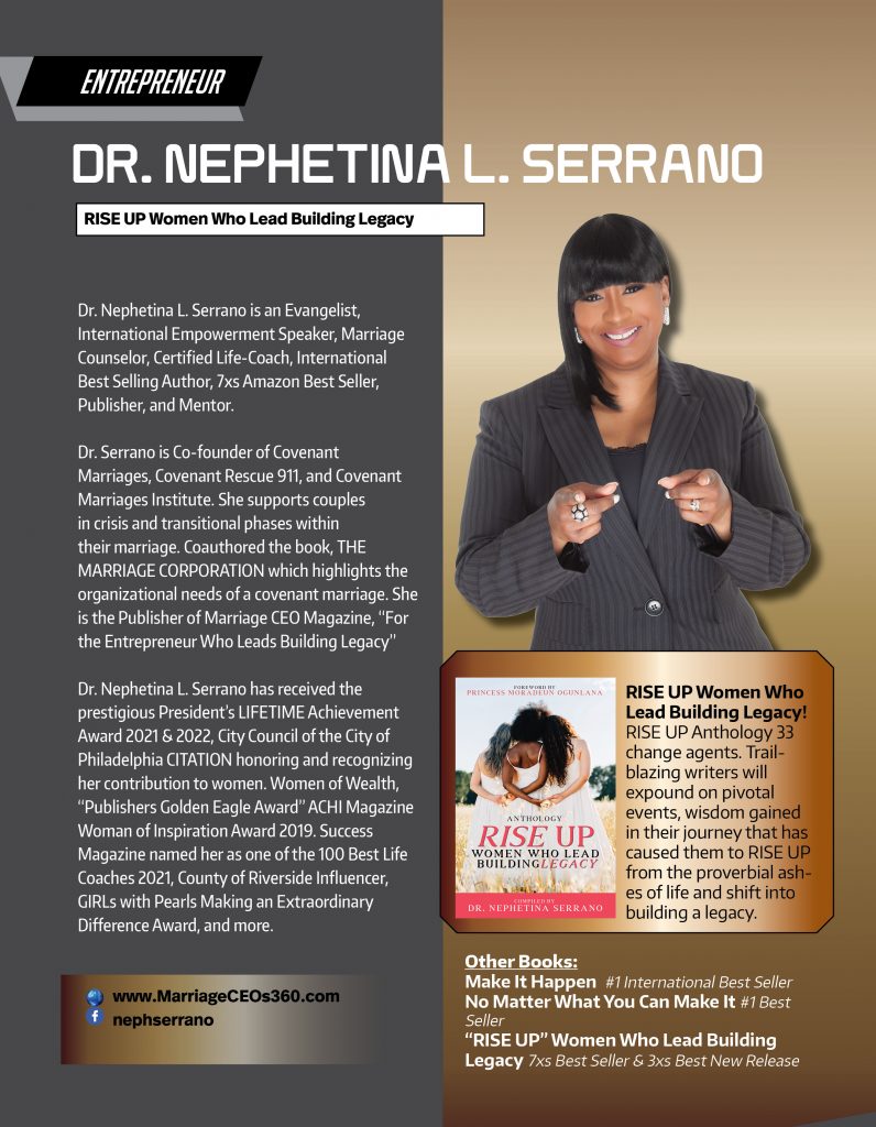 Dr-Nephetina-Serrano- BAAE -AWARDS-Courageous-woman-magazine