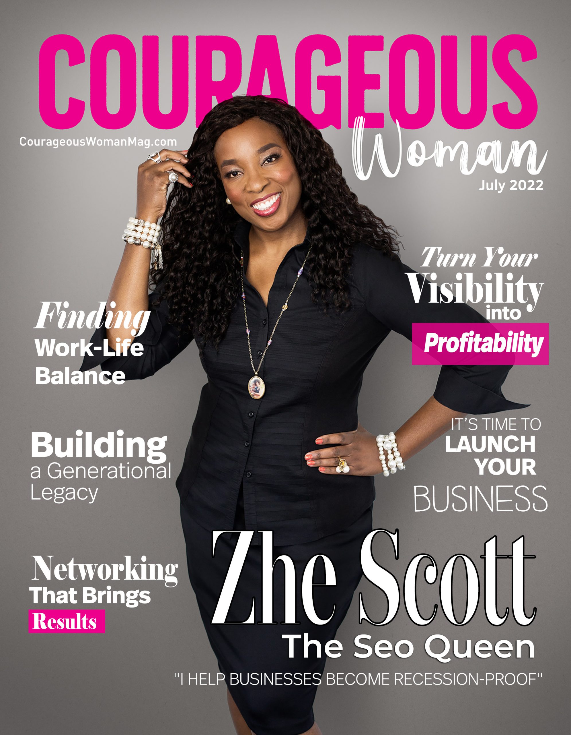 Zhe Scott the SEO Queen Courageous Woman Magazine