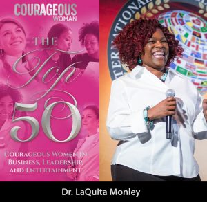 Top 50 promo Dr. Laquita Monley c- Courageous Woman Magazine