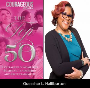 Top 50 promo Queashar - Courageous Woman Magazine