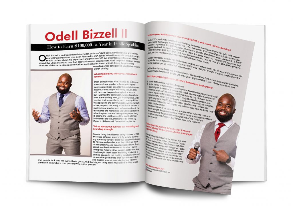 Odell Bizzell Courageous Men Magazine