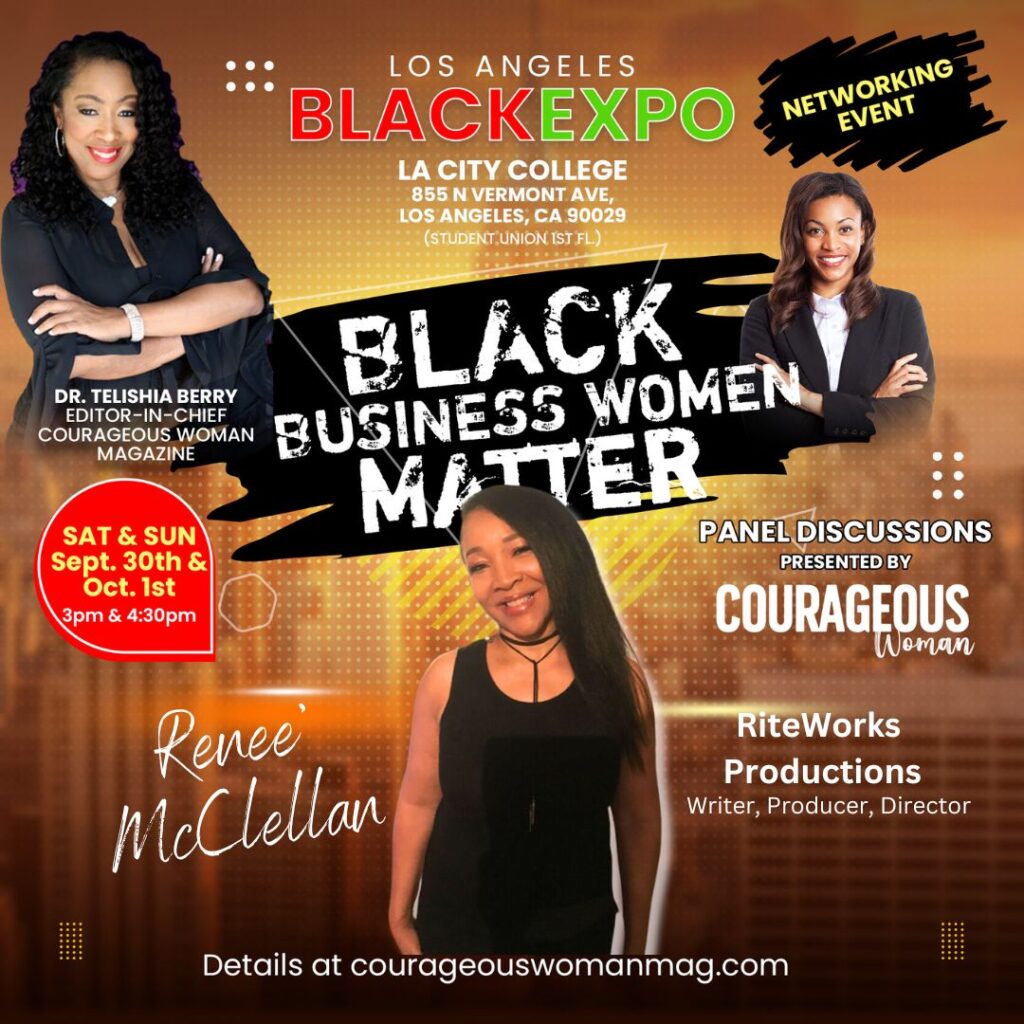 Renee McClellan -Black Expo - Courageous Woman Magazine