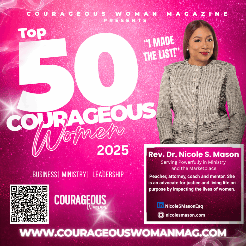 Dr. Nicole Mason Top 50 Courageous Women 2025