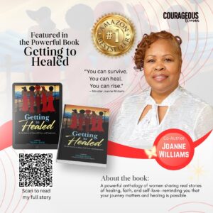 Joanne Williams Christian speaker Courageous Woman Magazine feature survival and faith journey
